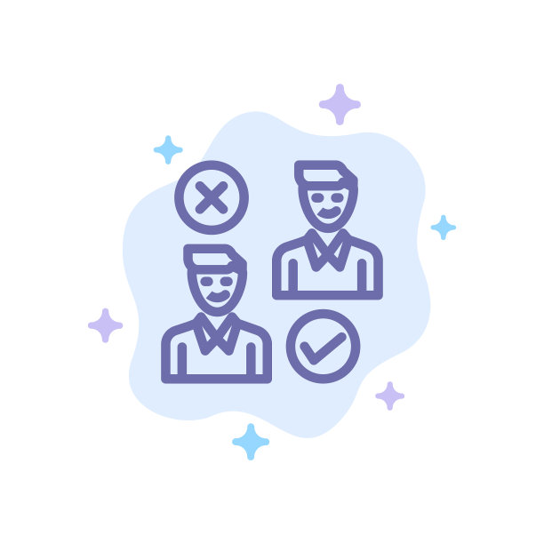 组用户工作好取消蓝色图标上的摘要图片下载