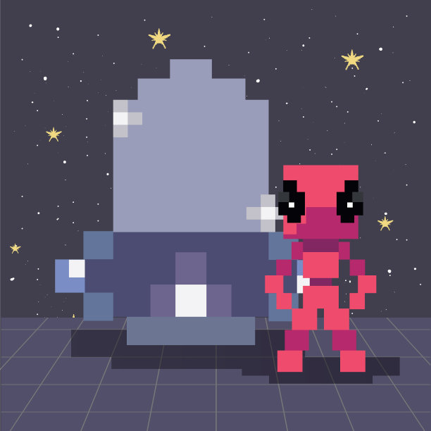 入侵者视频游戏复古图片下载