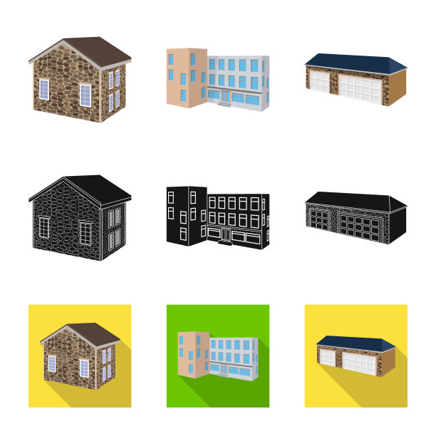 设计门面及房屋标志集图片下载