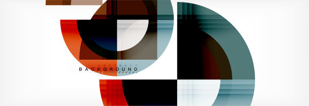 圆形几何抽象背景图片下载