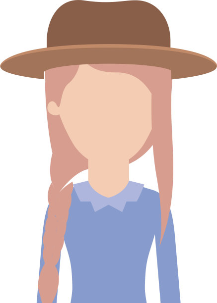 没有脸的女人半裸着帽子和长衬衫图片下载