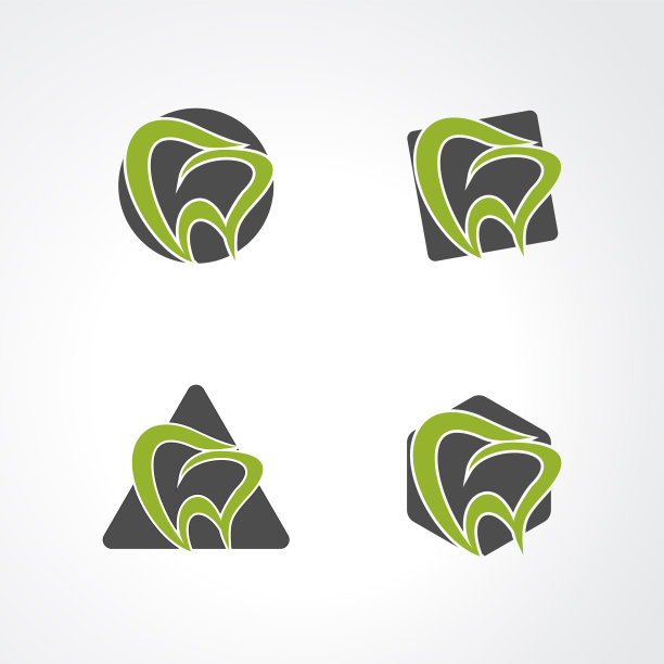 齿形设置标志图标元素和模板图片下载