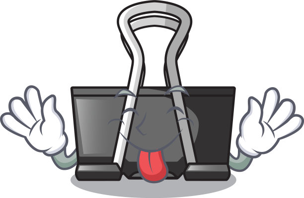 舌状活页夹字符的文件图片下载