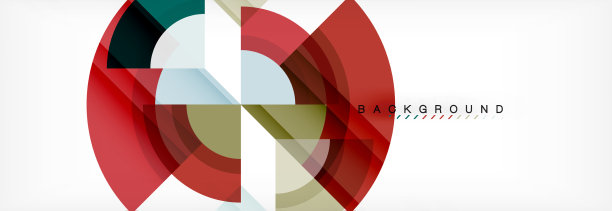 圆形几何抽象背景图片下载