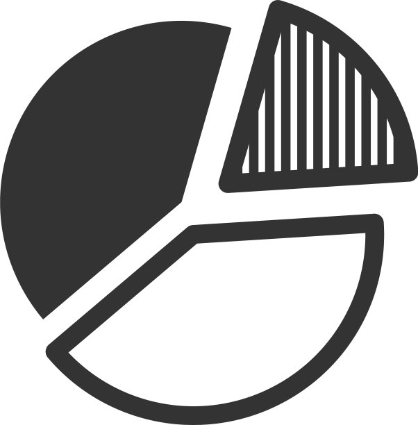 饼图图标图形设计模板图片下载