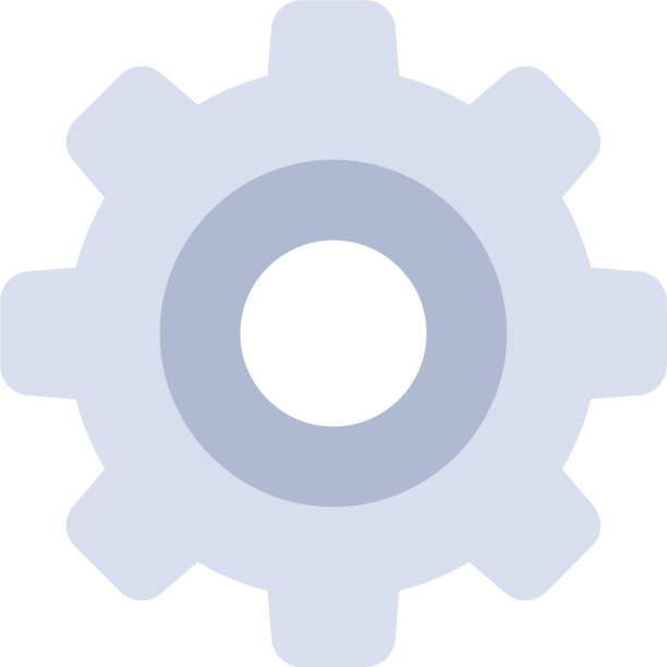 基本通用的齿轮图标为平色图标图片下载