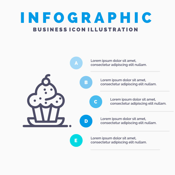 蛋糕甜点松饼甜感恩节线图标图片下载