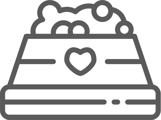 碗与宠物食品线图标图片下载