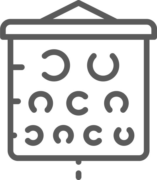 视力测试图表线图标图片下载