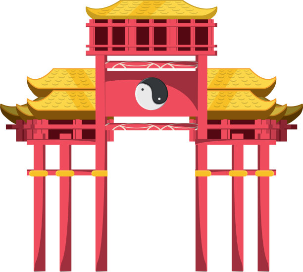 中国传统拱门图片下载