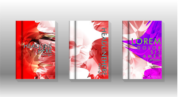 设计背景封面与彩色抽象图片下载