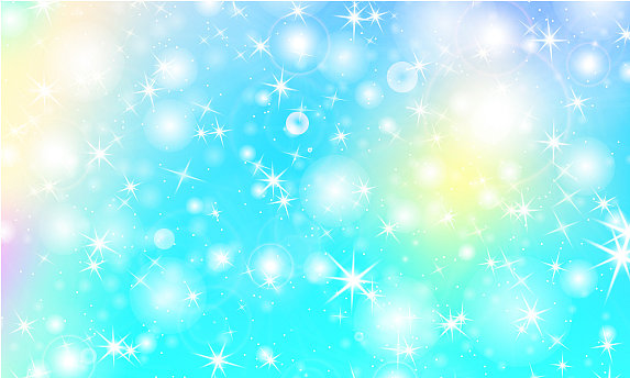 独角兽彩虹背景全息天空图片下载