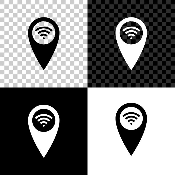 WiFi网络信号指针地图图片下载