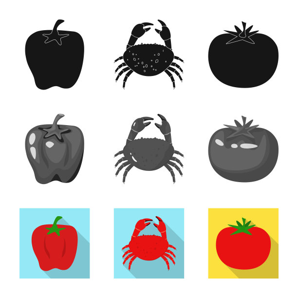 设计品位和产品图标集图片下载