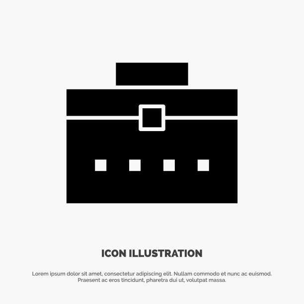 包工人包用户界面固体字形图标图片下载