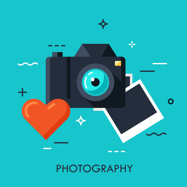 摄影平面概念图片下载