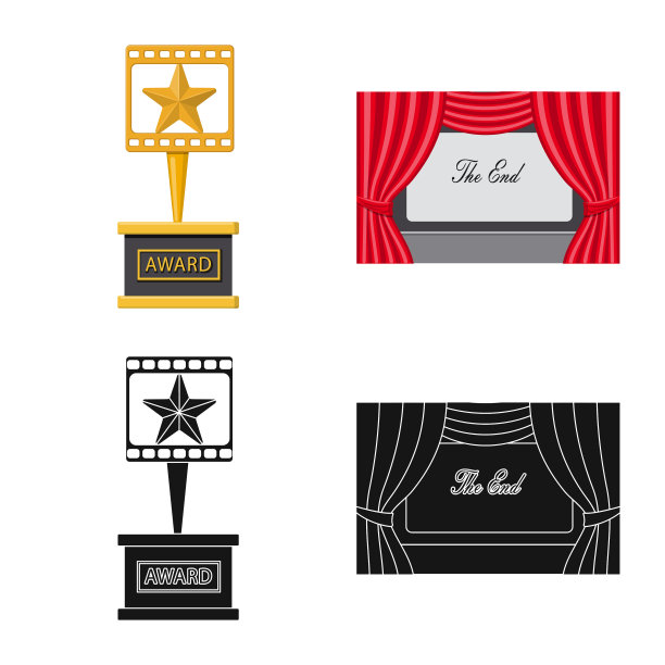 孤立对象电视和拍摄标志图片下载