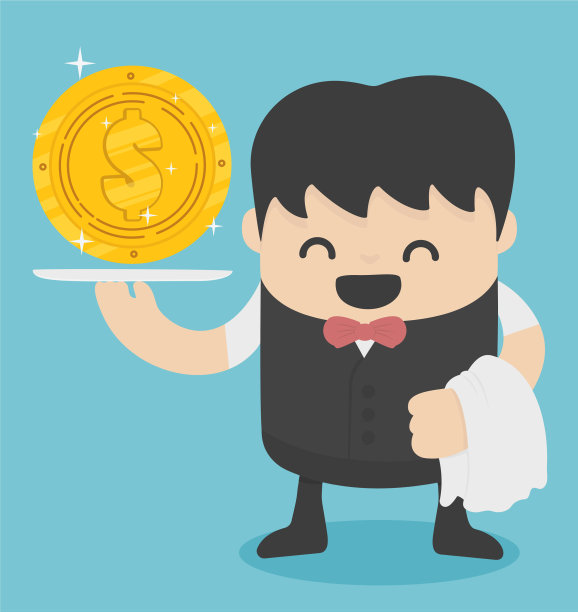 卡通概念儿童是服务的食物图片下载