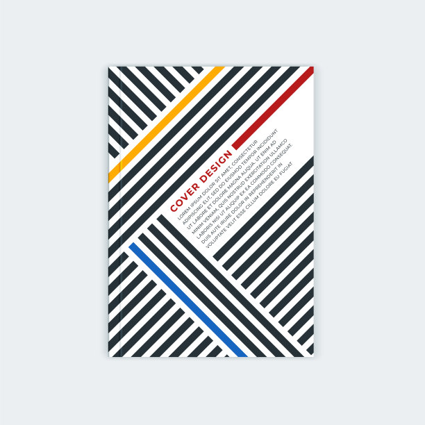 极简的宣传册模板设计图片下载