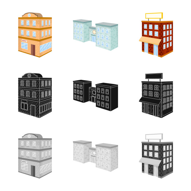 设计施工及建筑标识图片下载