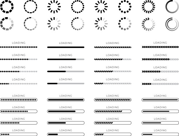 将加载条进度图标隔离为白色图片下载