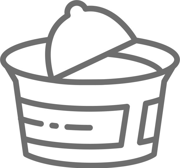 包装酸奶、酸奶油、软干酪图片下载