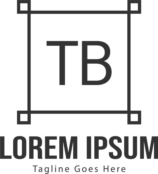 TB首字母现代框架标志模板图片下载