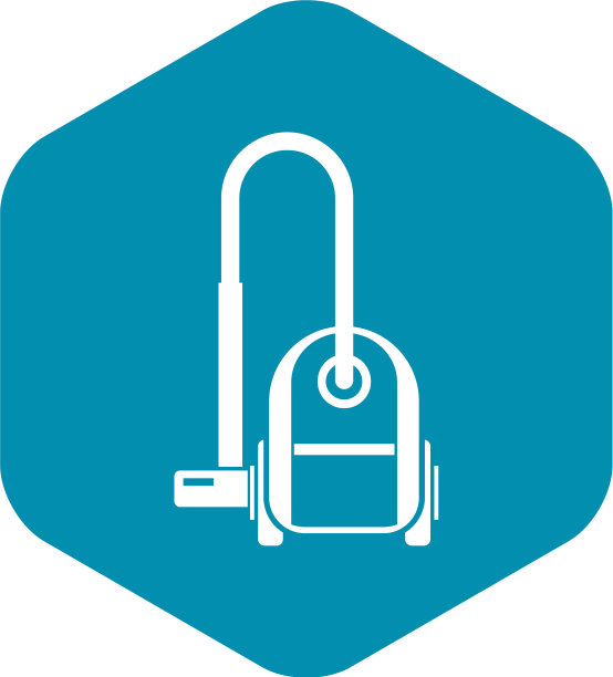 吸尘器图标简约风格图片下载