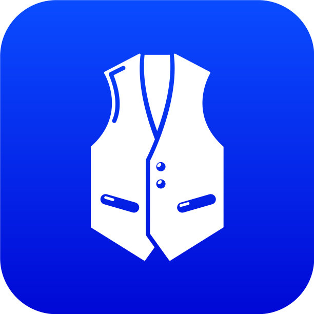 蓝色背心图标图片下载