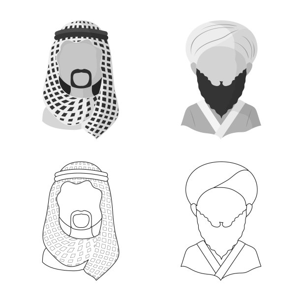 孤立的对象模仿者和驻留图标图片下载