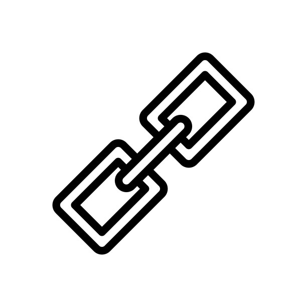 链接社交媒体线性图标图片下载
