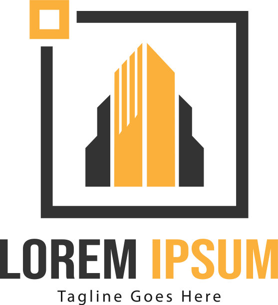 房地产标识模板设计简约真实图片下载