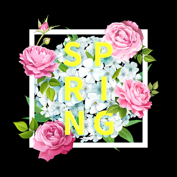 春天收集背景图片下载