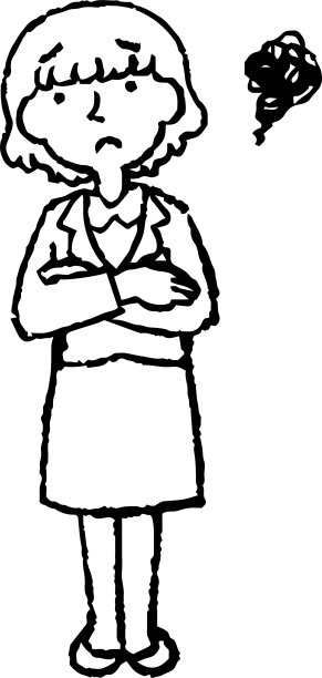 黑白商业女性的脸和姿势图片下载