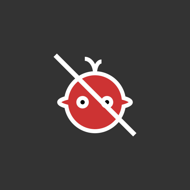 停止或禁止标志与子图标隔离在黑色图片下载