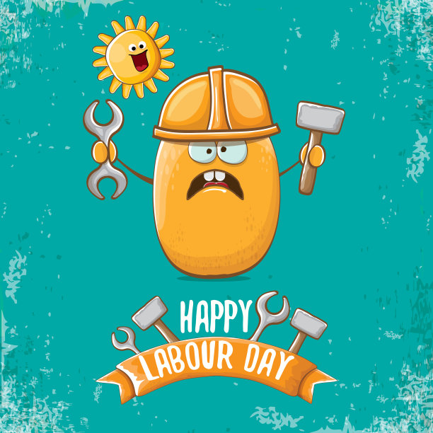 国际劳动节或劳动节的问候图片下载