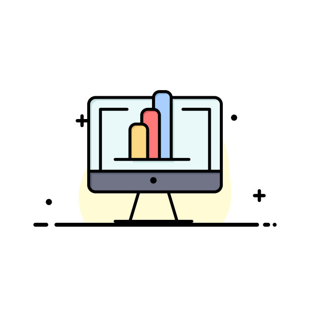 电脑显示器衬衫图形企业标志图片下载