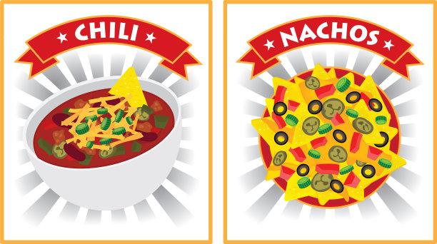 辣椒和玉米片图片下载