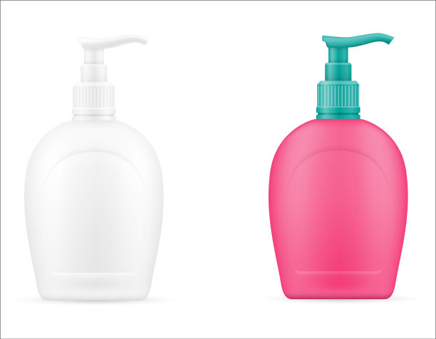 家用清洁用品装在塑料瓶里图片下载