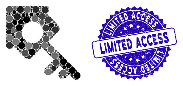 马赛克房地产访问图标与危难有限图片下载