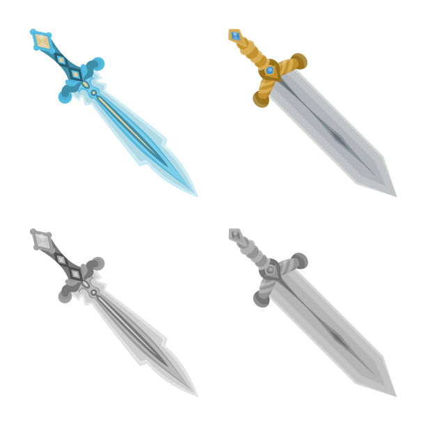 设计游戏和盔甲的标志收集图片下载