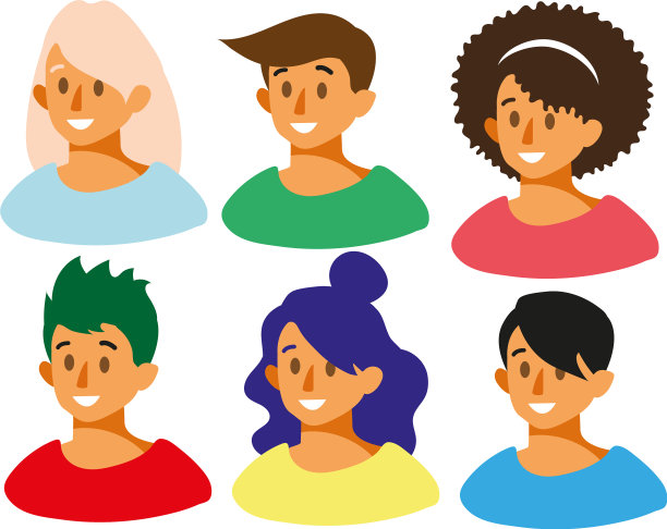 小伙子和姑娘们都摆上笑脸图片下载