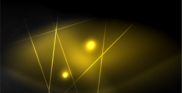 霓虹灯抽象线条图片下载