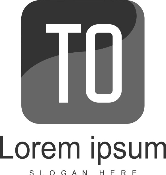 TO字母现代框架标志模板图片下载