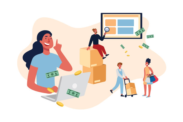 电子商务网站用户购物热线图片下载