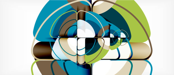 圆抽象背景图片下载