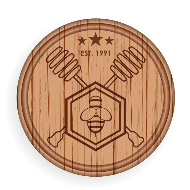 圆木蜜元素模板招牌图片下载