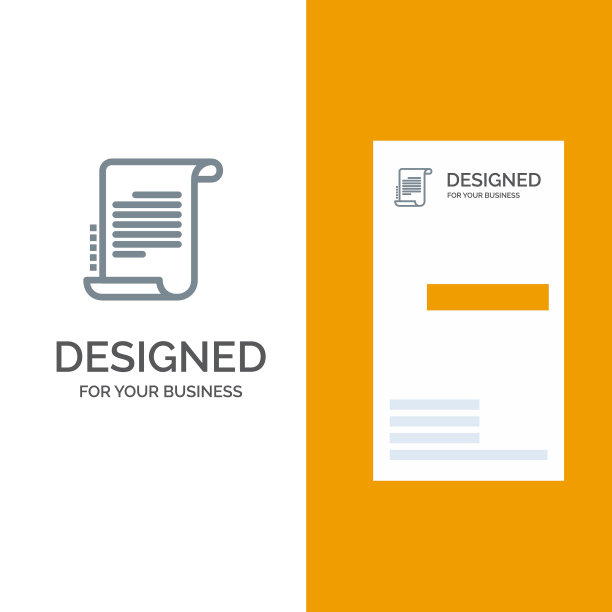 法令小说剧本剧本灰色标志设计图片下载