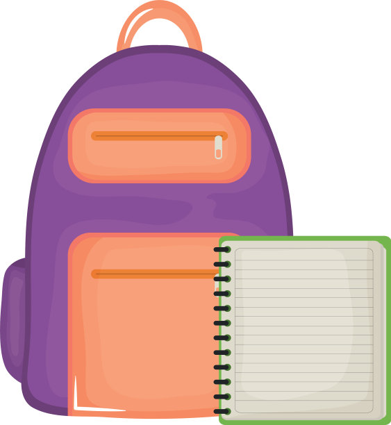 笔记本和书包图片下载