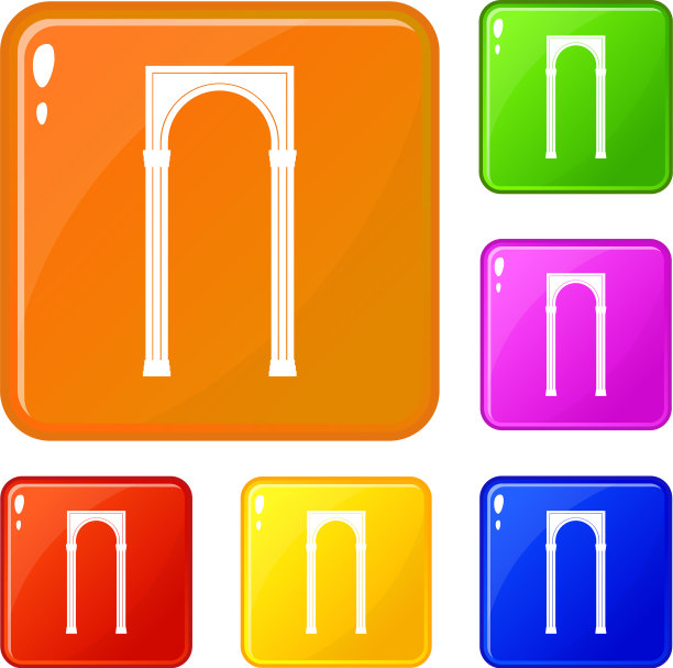 拱形图标设置颜色图片下载